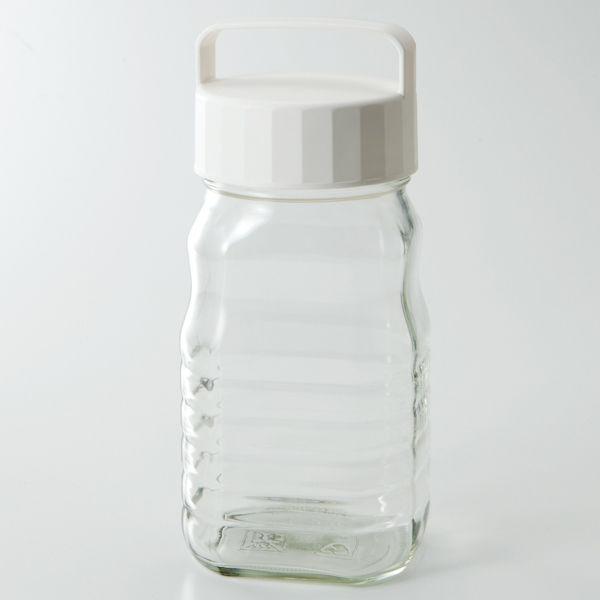 貯蔵ビン　ホワイト 1.2L