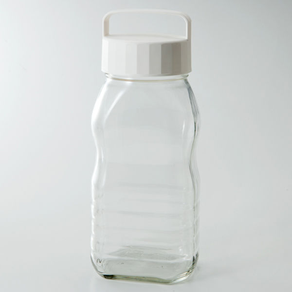 貯蔵ビン　ホワイト　2L