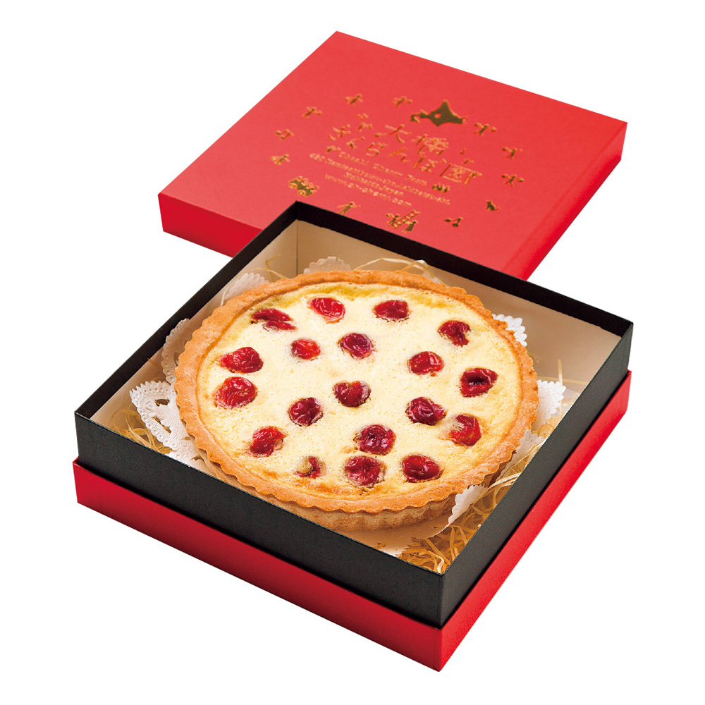 さくらんぼチーズタルト