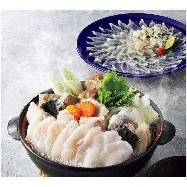 天然トラフグ刺身ちりセット　