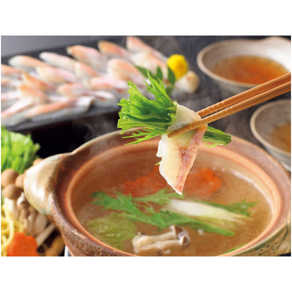 だしで食べる山口県産のどぐろしゃぶしゃぶ鍋セット3人前　