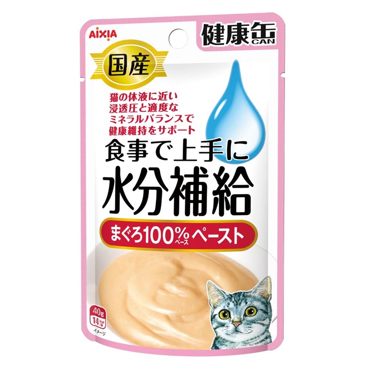 国産健康缶パウチ水分補給まぐろペースト　40g