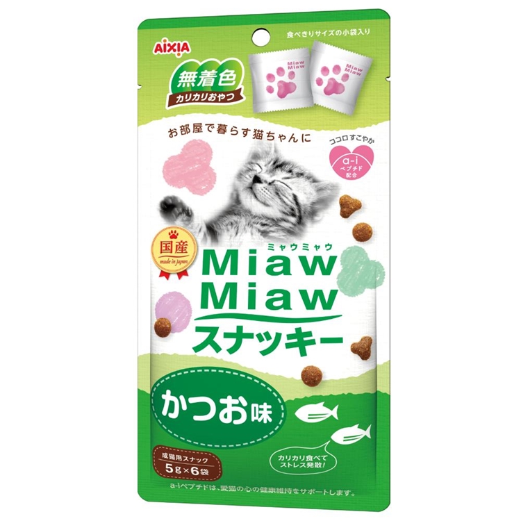 MiawMiawスナッキーかつお味　30g