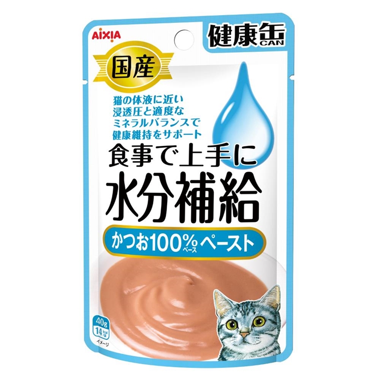 国産健康缶パウチ水分補給かつおペースト　40g