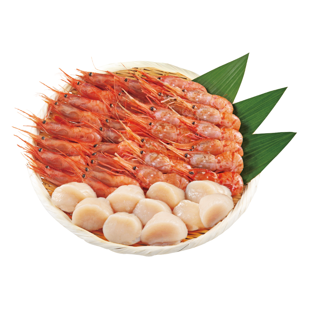 漁師の味 甘えび・ぼたんえび・ほたて貝柱