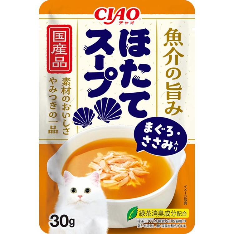 CIAOスープ帆立スープ鮪ささみ　30g