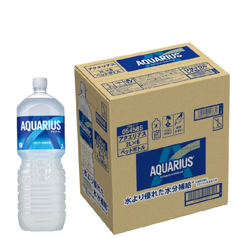 【上江別店受取のみ】アクエリアス（2000ml×6本入 1ケース)