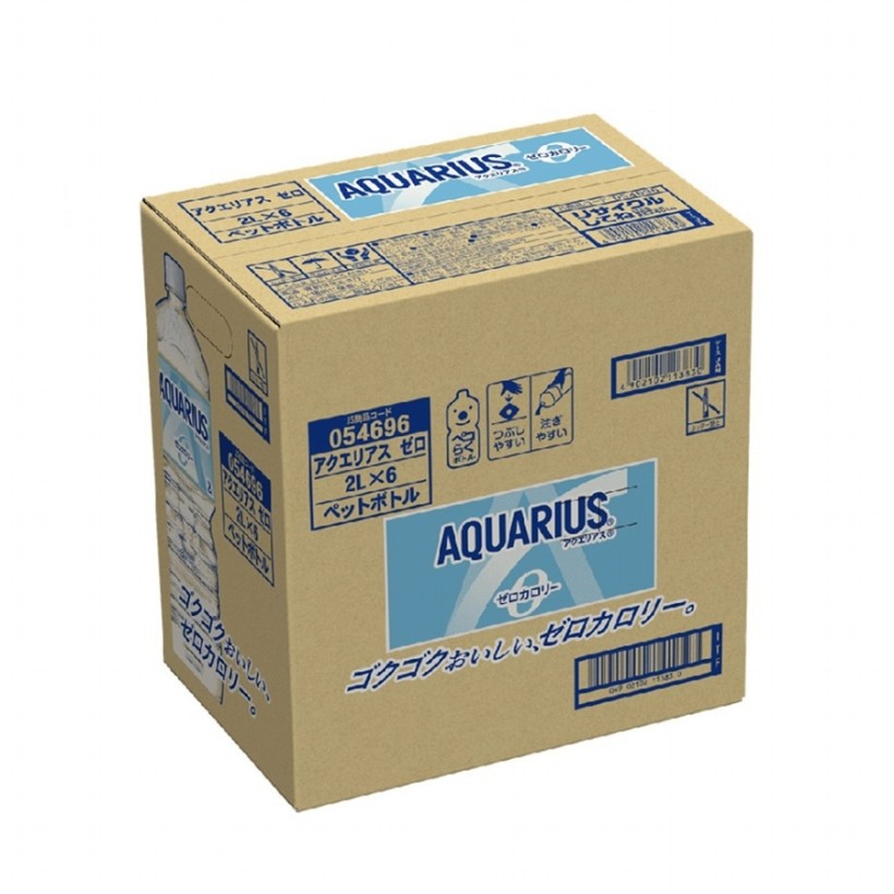 【上江別店受取のみ】アクエリアスゼロ（2000ml×6本入 1ケース)