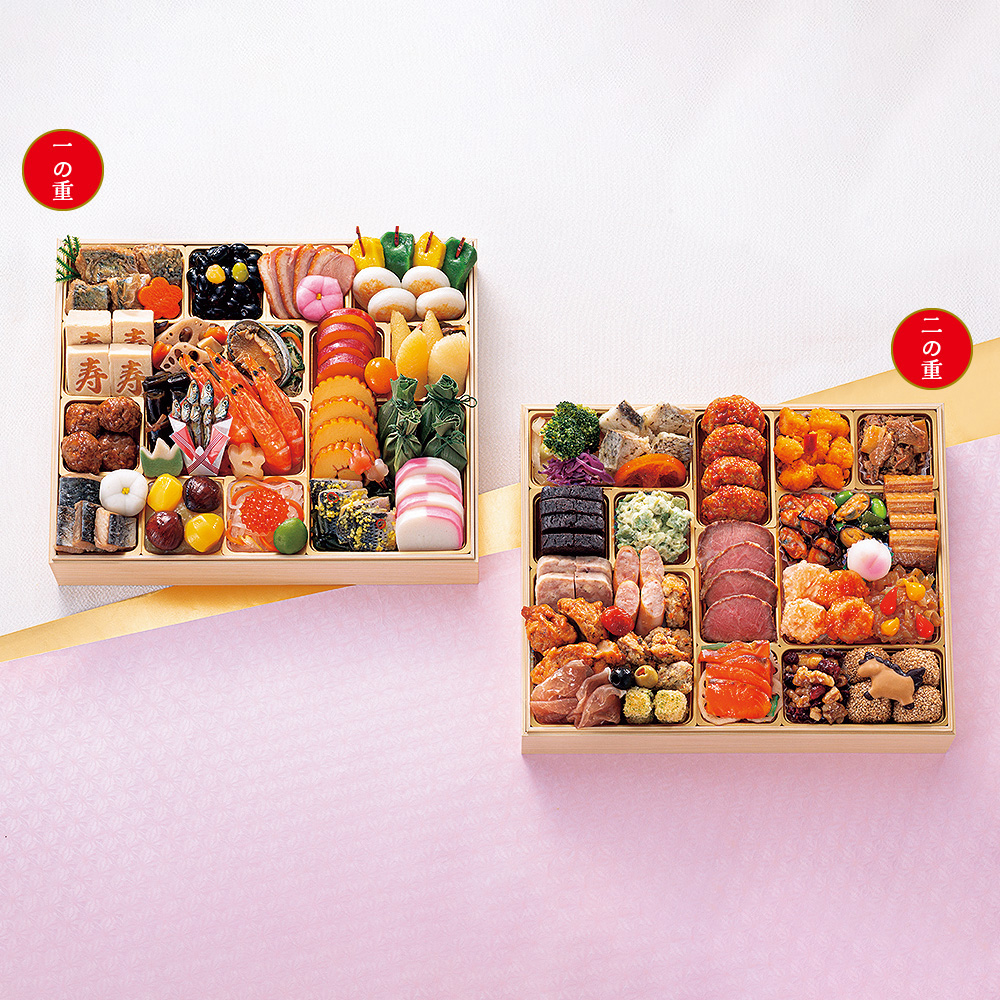 和洋中特大二段重「饗宴」　【75品目】4～5人前