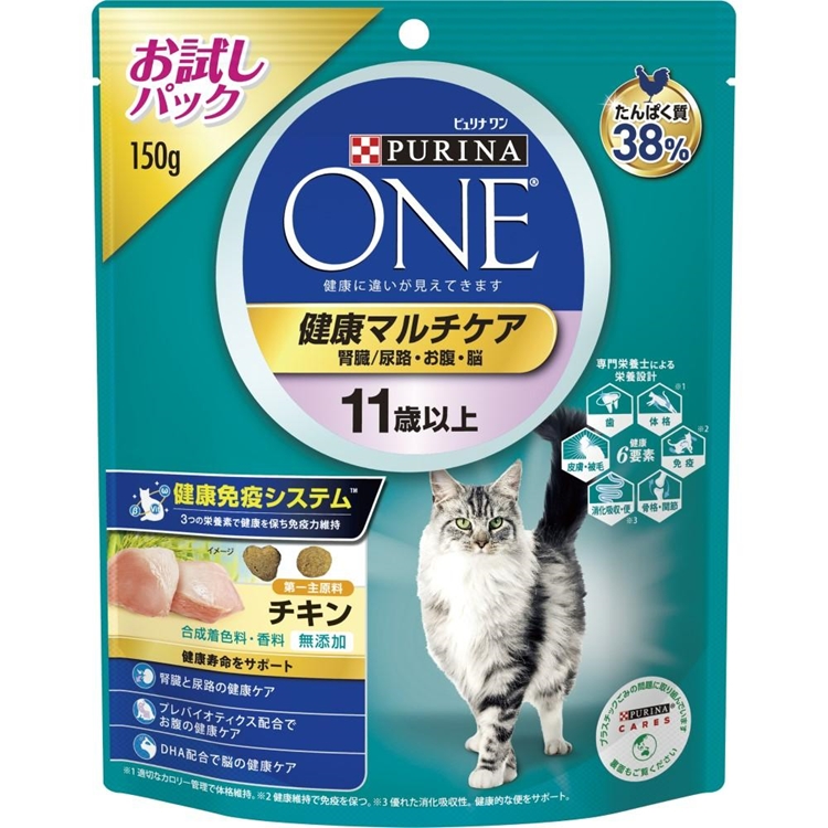 ピュリナワン キャット 健康マルチケア11歳以上チキン　150g