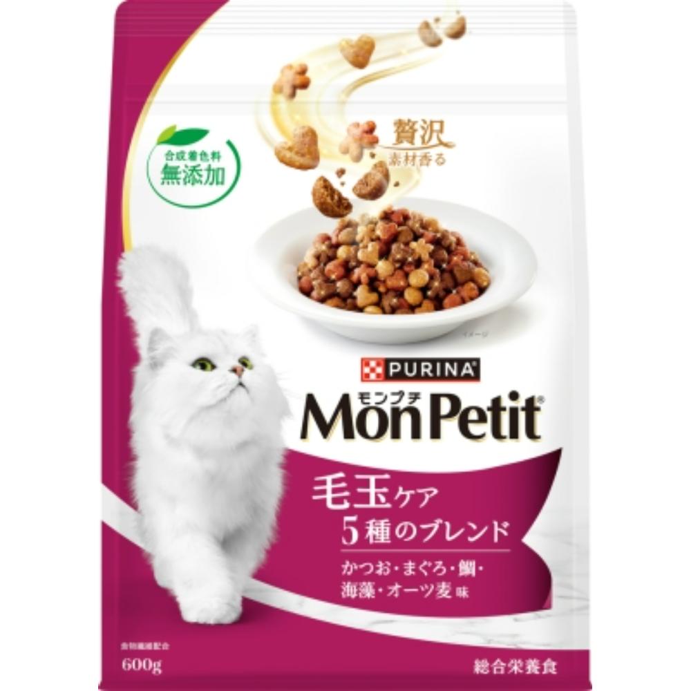 モンプチ バッグ 毛玉ケア 5種のブレンド　600g