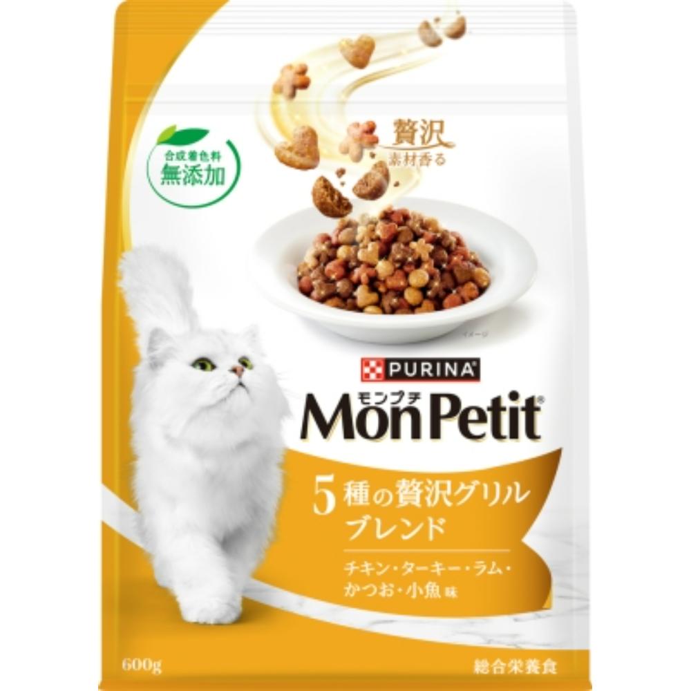 モンプチ バッグ 5種の贅沢グリルブレンド　600g
