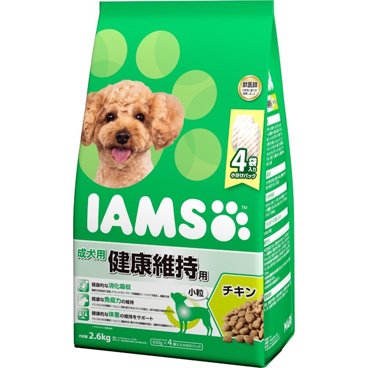 アイムス犬 成犬用 健康維持用 チキン 小粒　2.6kg