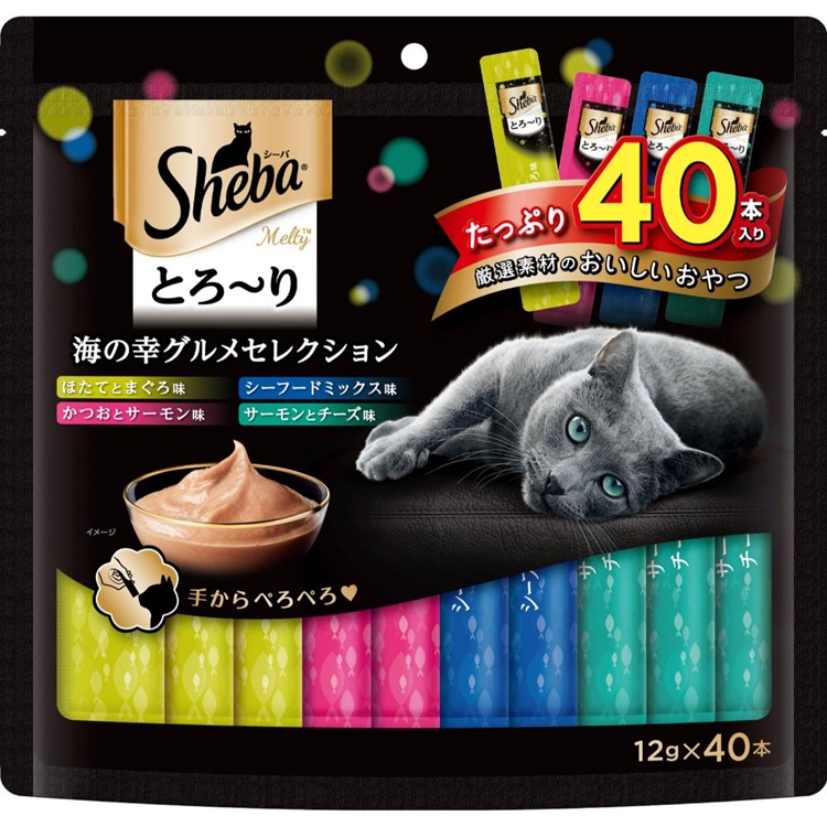 シーバ とろーり メルティ 海の幸グルメセレクション　12g×40本