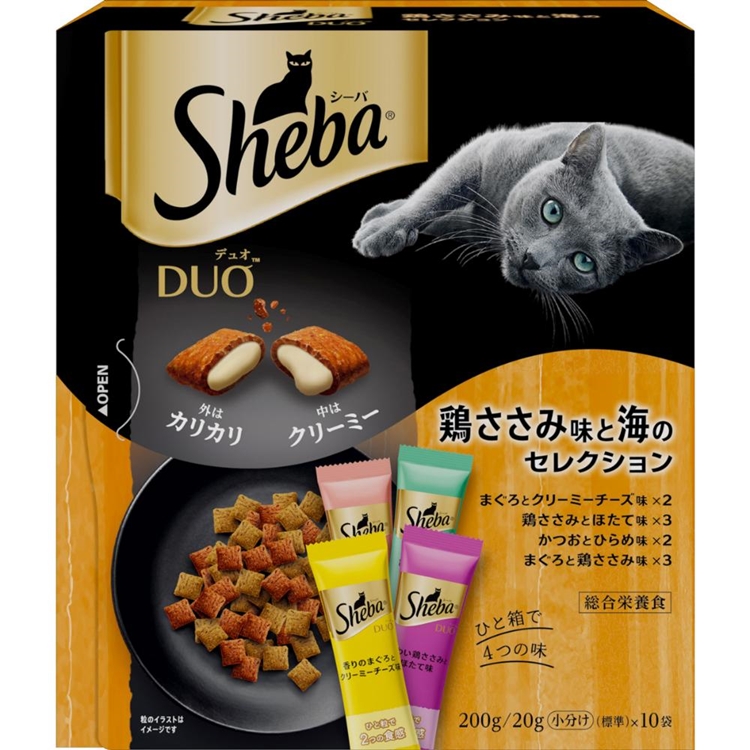 シーバ デュオ 鶏ささみ味と海のセレクション　200g