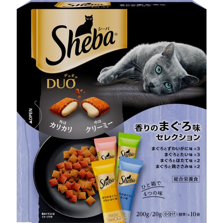 シーバ デュオ 香りのまぐろ味セレクション 200g