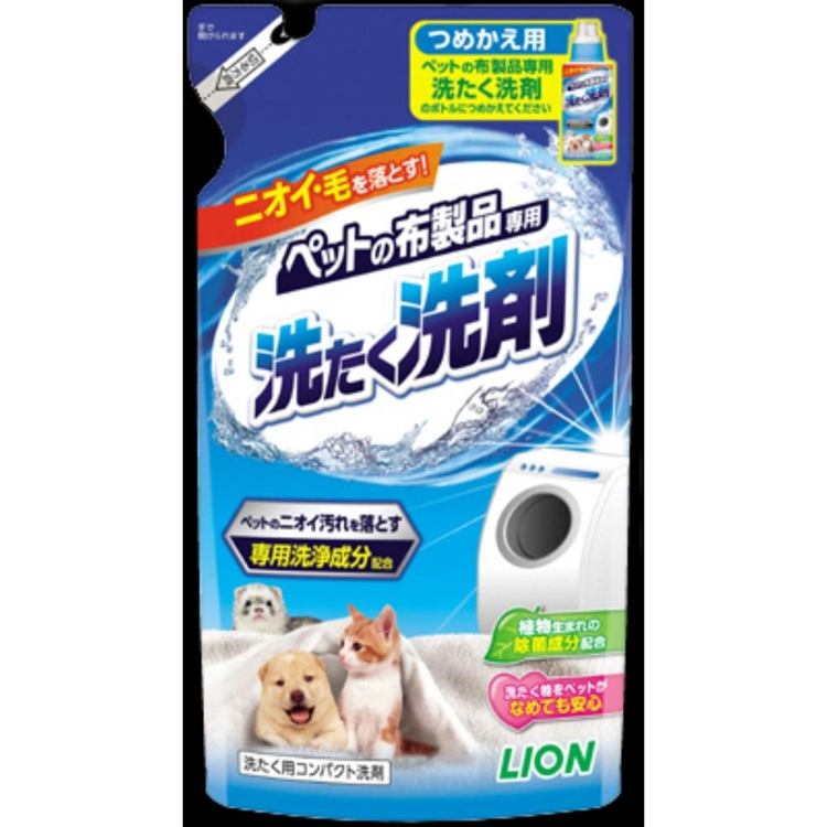 ペットの布製品専用洗たく洗剤 つめかえ用　320g