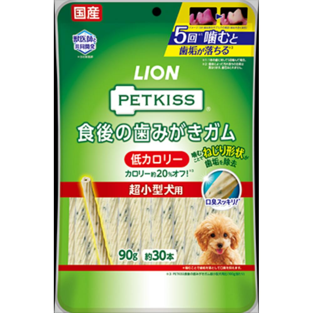 PETKISS 食後の歯みがきガム低カロリー超小型犬用　90g(約30本)