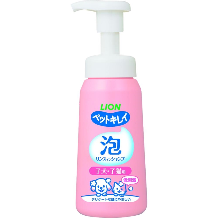 ペットキレイ 泡リンスインシャンプー 子犬・子猫用 230ml