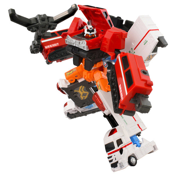 トミカ ジョブレイバー TJBDX ハイパーレスキューブレイバー レッドサラマンダー&スーパーアンビュランス DXセット