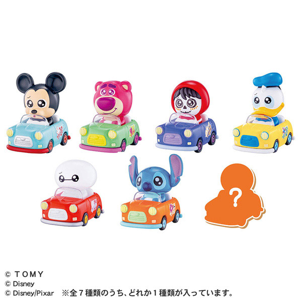 【7月19日発売日以降お渡し】TOMICA TUNES DISNEY CHARACTERS Vol.1 6個セット