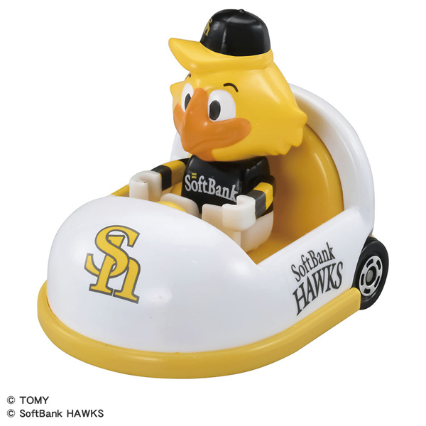 【8月30日発売日以降お渡し】プロ野球トミカ2025 福岡ソフトバンクホークス マスコットカー 
