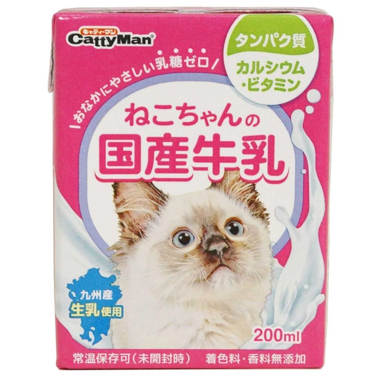 ねこちゃんの国産牛乳　200ml