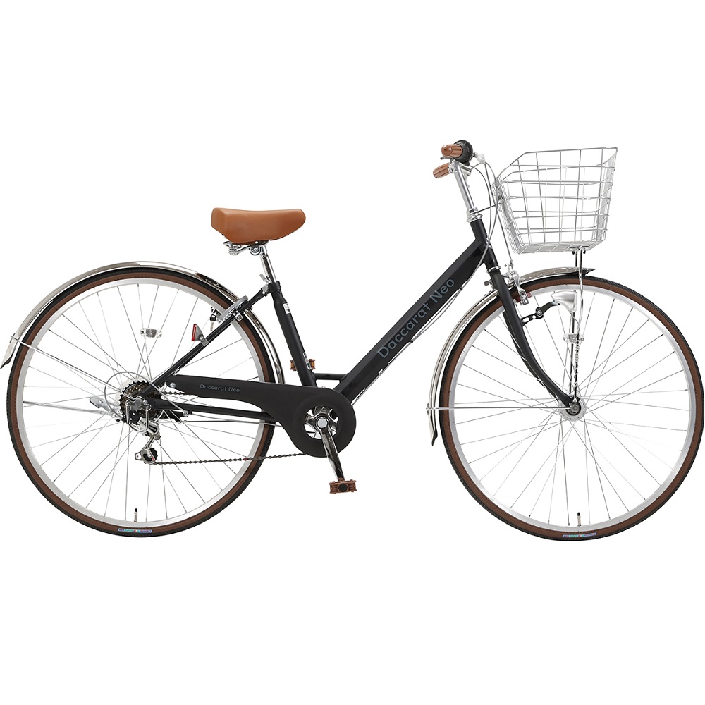 27インチ自転車 切替 カゴ付きシティサイクル ライトOK 濃緑色系 札幌 