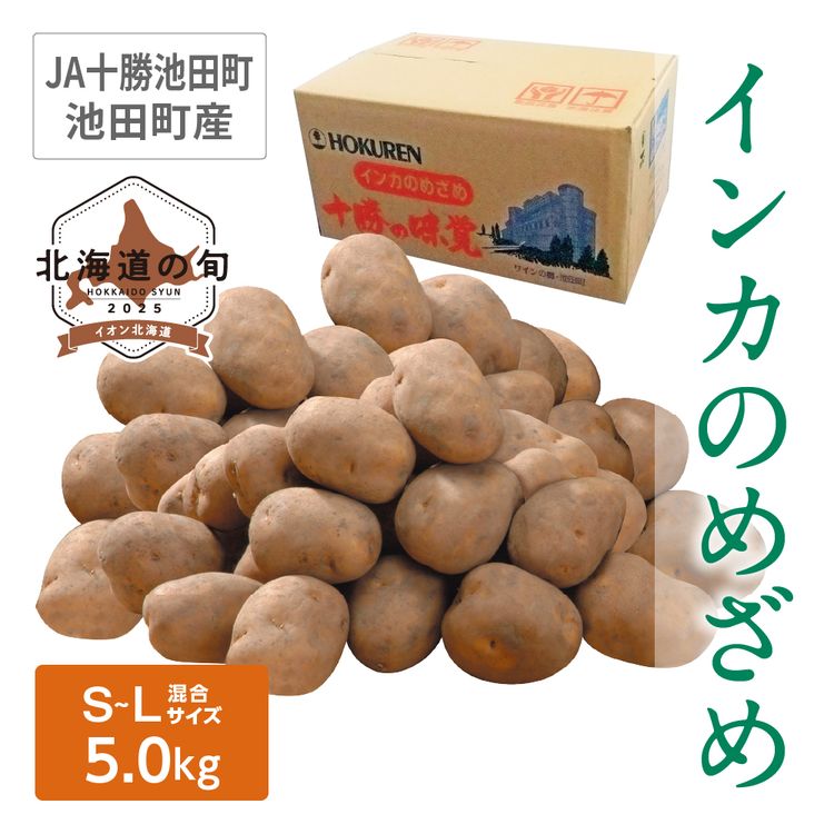 インカのめざめ　S~Lサイズ混5.0kg