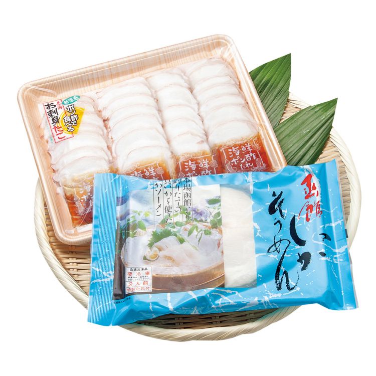 いかそーめん・たこ刺しセット　
