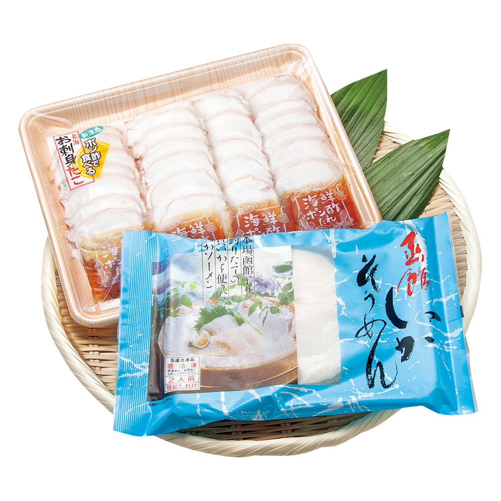 いかそーめん&たこ刺しセット