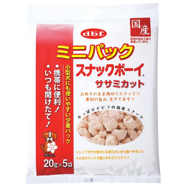 ミニパック スナックボーイ ササミカット　100g