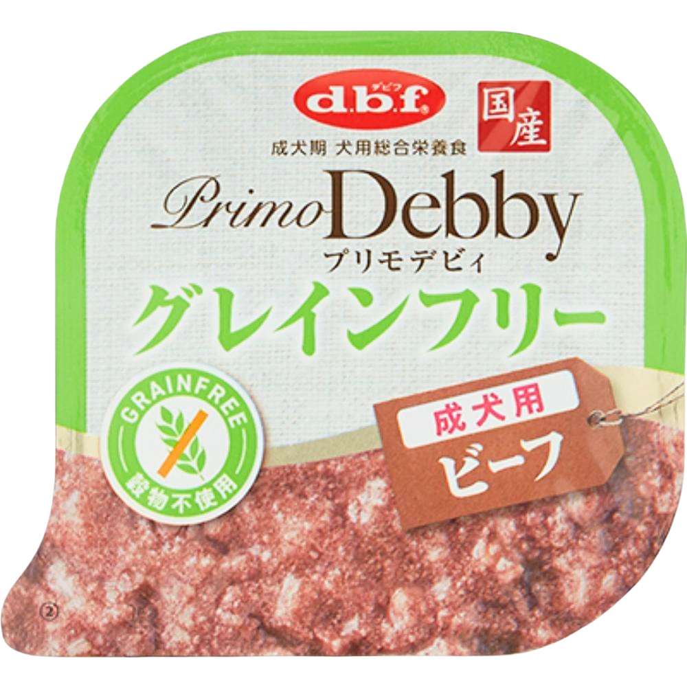 プリモデビィ グレインフリー 成犬用 ビーフ　95g
