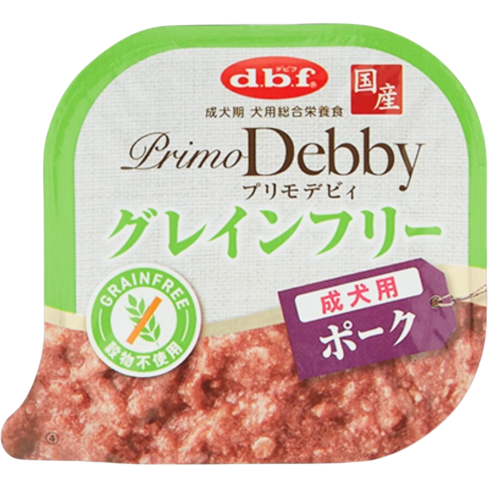 プリモデビィ グレインフリー 成犬用 ポーク　95g