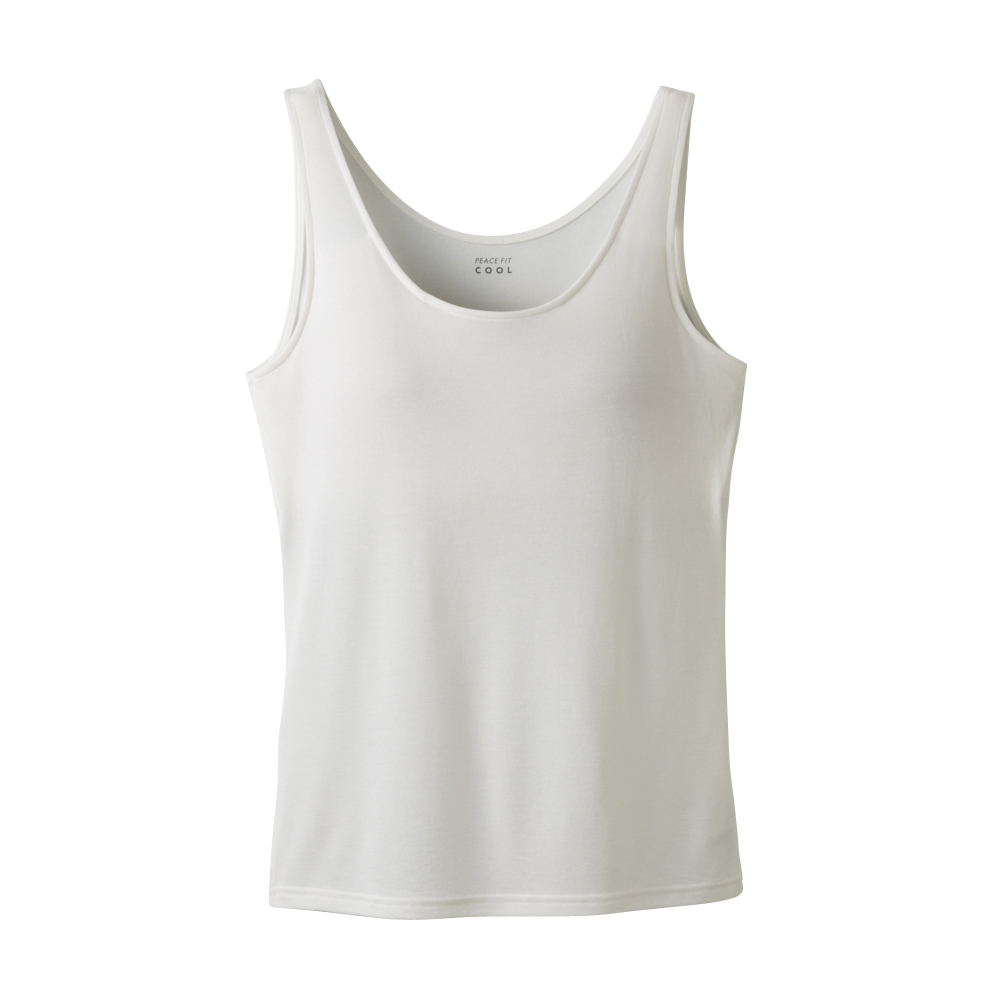 PEACE FIT COOL出し入れカップ付タンクトップ オフ