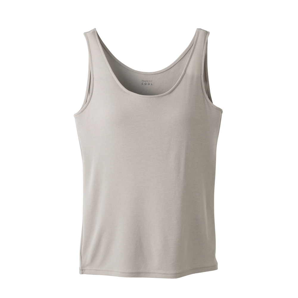 PEACE FIT COOL出し入れカップ付タンクトップ Ａベ－ジユ