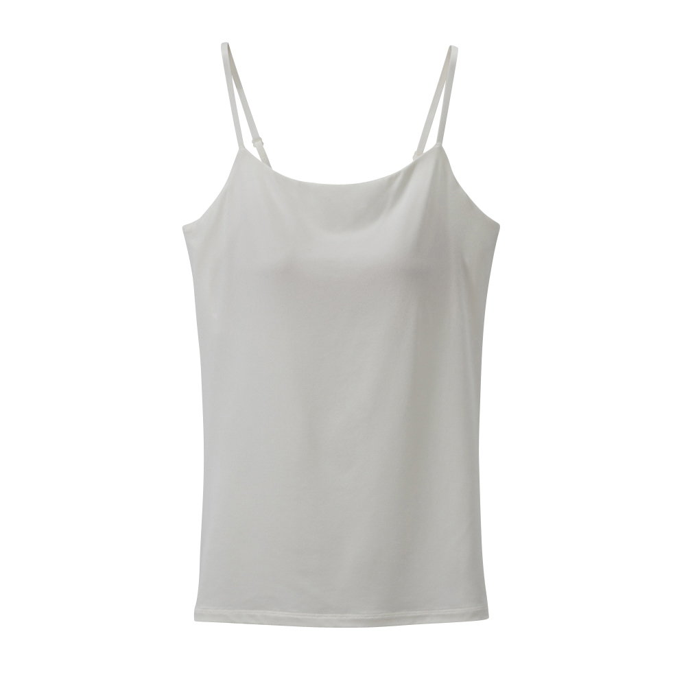 PEACE FIT SilkyFACT モールドカップ付キャミソール オフ