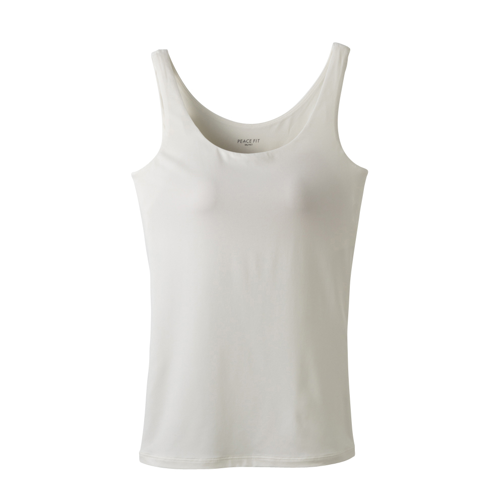 PEACE FIT SilkyFACT モールドカップ付タンクトップ オフ