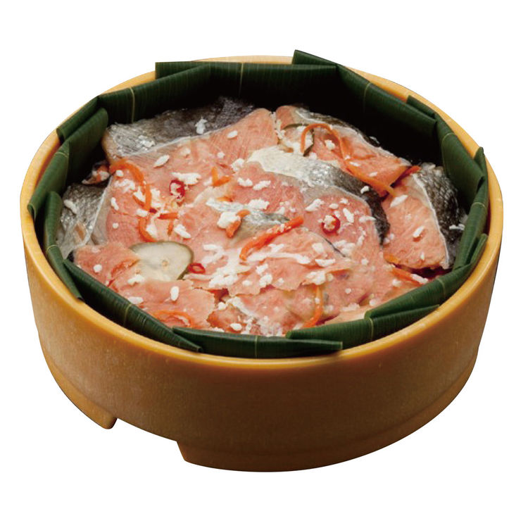 秋鮭飯寿し(樽)　