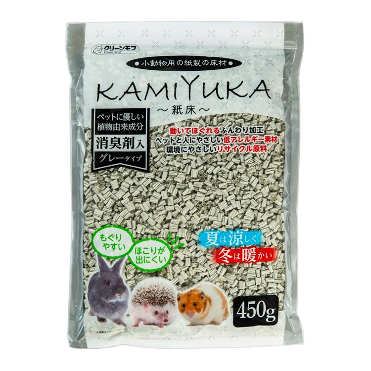 小動物用床材KAMIYUKA消臭剤入り 450g