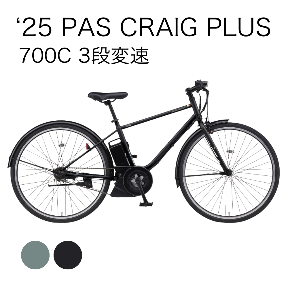 25'PAS CRAIG PLUS[PA70AGCP5J] 700C 3段変速