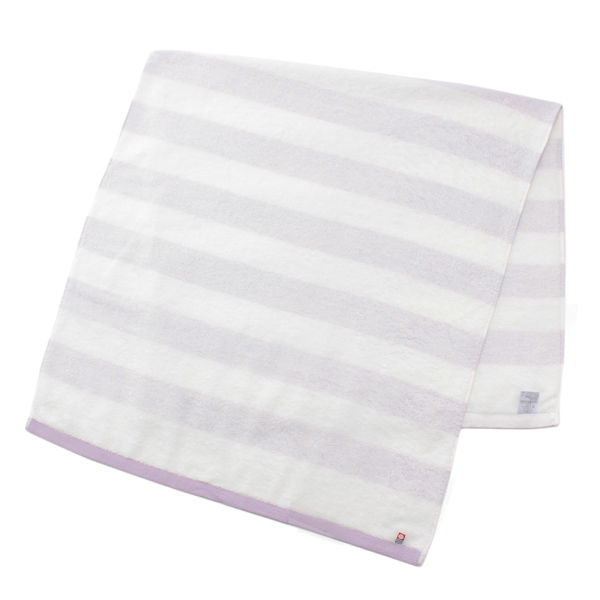 ホームコーディ 部屋干し対応 今治製バスタオル 約６０ １２０ｃｍ パープル イオン北海道 Eショップ