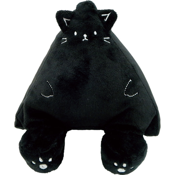 ささえたいクッション タブレット用 ねこ ブラック イオン北海道 Eショップ