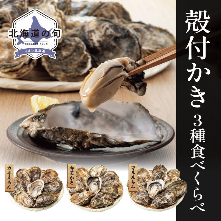北海道 牡蠣 3種 食べ比べ セット 厚岸オイスター☆オールスターズ 生食