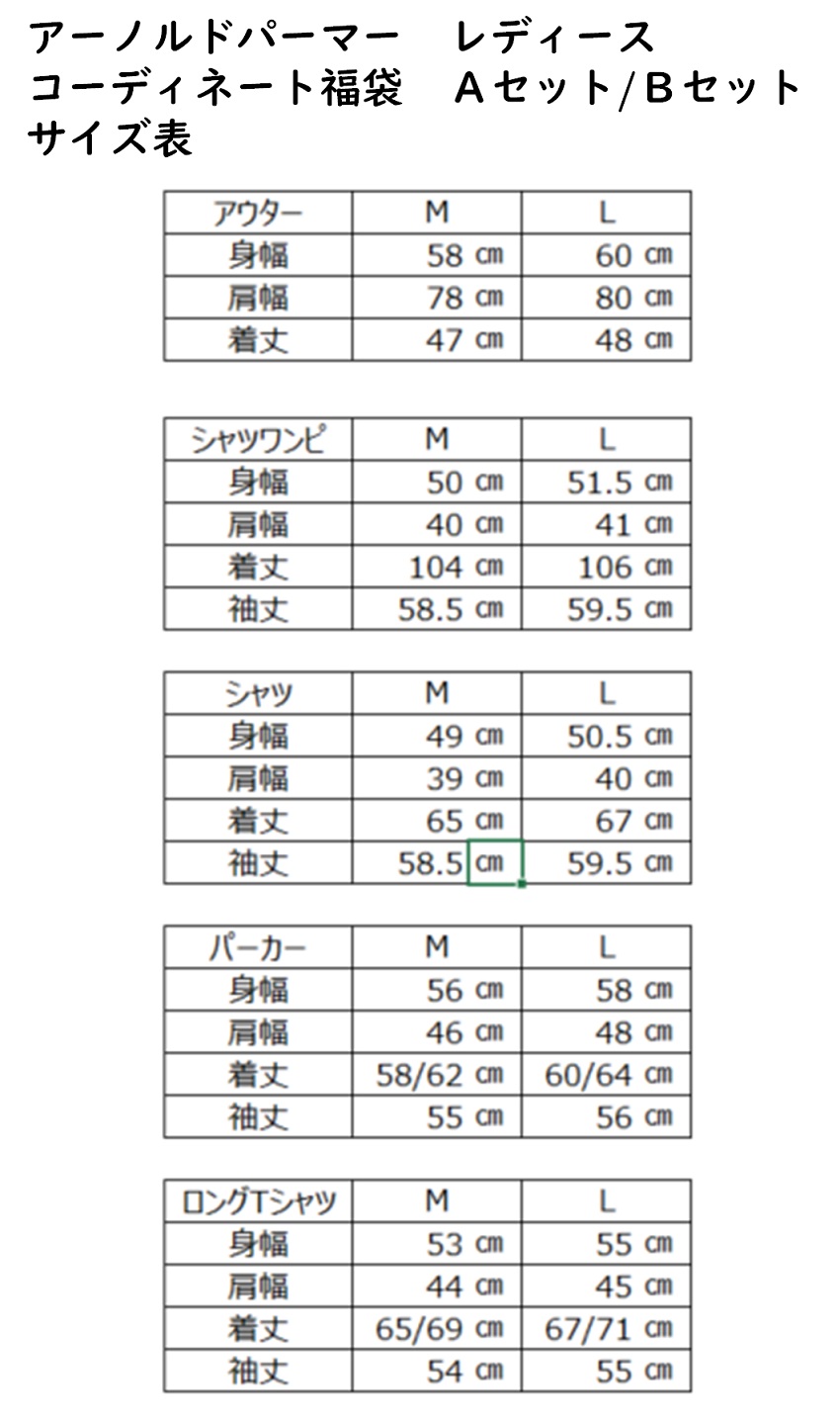 アーノルドパーマー レディース コーディネート福袋 ａセット ｍサイズ アウター ネイビー イオン北海道 Eショップ