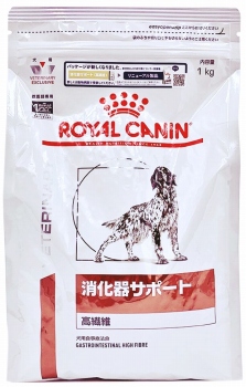 ロイヤルカナン 食事療法食 犬用 消化器サポート 高繊維 ドライ 1kg×10