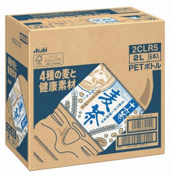 アサヒ飲料 十六茶麦茶 ２０００ｍｌ ６本 ケース ネット楽宅便センター ネットで楽宅便