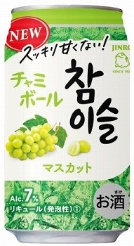 ⭐1缶 毎日発送 匿名発送 　ロイヤルミント⭐ JINRO チャミボール マスカット 7度 350ml | イオン北海道