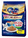 【火曜対象】銀のスプーン　贅沢３種の素材仕立て　食事の吐き戻し軽減フード　お魚　９００ｇ