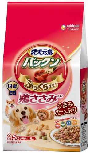 ユニ チャームペットケア ケインズパックン 鶏ささみ 全犬種用 ２ ５ｋｇ ネット楽宅便センター ネットで楽宅便